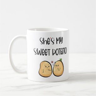 Thanksgiving She's My Sweet Potato I Yam Couples T Koffiemok