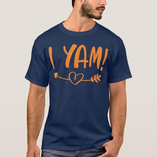 Thanksgiving Shes My Sweet Potato I Yam Set T-shirt (Voorkant)