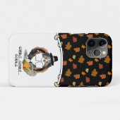 Thanksgiving Shetland Sheepdog (blue merle) Funny Case-Mate iPhone Case (Achterkant (horizontaal))
