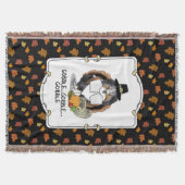 Thanksgiving Shetland Sheepdog (blue merle) Funny Deken (Voorkant)