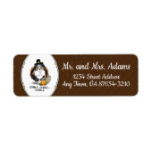 Thanksgiving Shetland Sheepdog (blue merle) Funny Etiket (Voorkant)