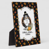 Thanksgiving Shetland Sheepdog (blue merle) Funny Fotoplaat (Zijkant)