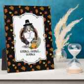 Thanksgiving Shetland Sheepdog (blue merle) Funny Fotoplaat (Zijkant)