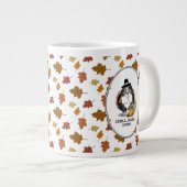 Thanksgiving Shetland Sheepdog (blue merle) Funny Grote Koffiekop (Voorkant rechts)