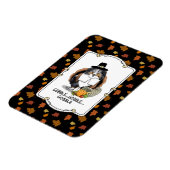 Thanksgiving Shetland Sheepdog (blue merle) Funny Magneet (Linkerzijde)