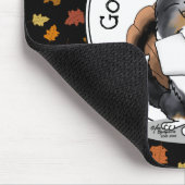 Thanksgiving Shetland Sheepdog (blue merle) Funny Muismat (Hoek)