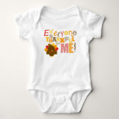 Thanksgiving Shirt, bedankt voor mij, Shirt Turkij (Voorkant)