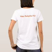Thanksgiving Shirt pompoenregenboog (Achterkant)