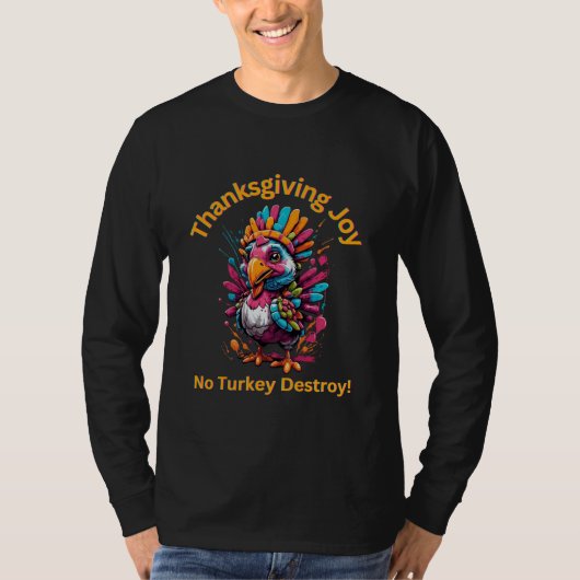 Thanksgiving Shirt | Red Turkije Squad (Voorkant)
