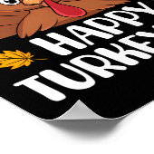 Thanksgiving Shirten voor Kids Boys Peuter Happy T Poster (Hoek)