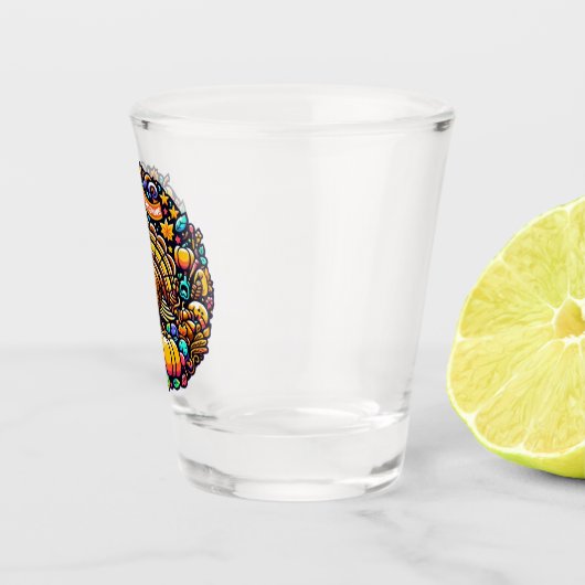 Thanksgiving Shot Glas (Rechts)