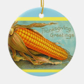 Thanksgiving siervintae keramisch ornament (Voorkant)