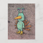 Thanksgiving slurkey briefkaart (Voorkant)