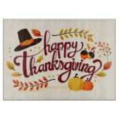 Thanksgiving Snellerraad Snijplank (Voorkant)