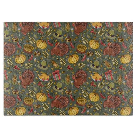 Thanksgiving Snijplank (Voorkant)
