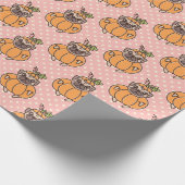 Thanksgiving snoepgoed cadeaupapier (Hoek)