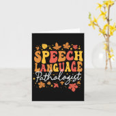 Thanksgiving Speech Therapy Herfst Speech Language Kaart (Gele Bloem)