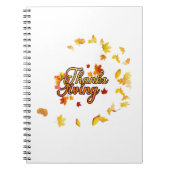 Thanksgiving spiraalfoto Notitieboek (Voorkant)