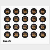 Thanksgiving Squad Leopard Drie Herfst Tigers Wear Ronde Sticker (Vel)