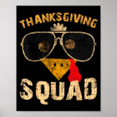 Thanksgiving Squad Turkey Day Fall Matching Women  Poster (Voorkant)