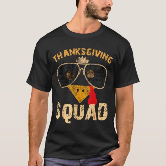 Thanksgiving Squad Turkey Day Fall Matching Women  T-shirt (Voorkant)