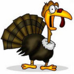 Thanksgiving Staand Fotobeeldje<br><div class="desc">Wil je dat een kalkoen je tafel aanpast? Nu kun je met de schattige verhalen van Jeffrey Levenbook,  maker van de webcomic /Spit. Laat zijn kalkoen het perfecte middelpunt voor je feesttafel creëer. (Maakt ook een uniek cadeau voor de gastvrouw als u niet thuis eet.)</div>