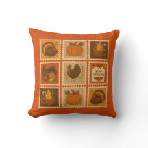 Thanksgiving Stamp Collage Decoratief