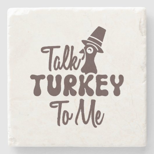 Thanksgiving Stenen Onderzetter (Voorkant)