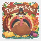 THANKSGIVING - STICKER (Voorkant)