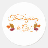 Thanksgiving Sticker (Voorkant)