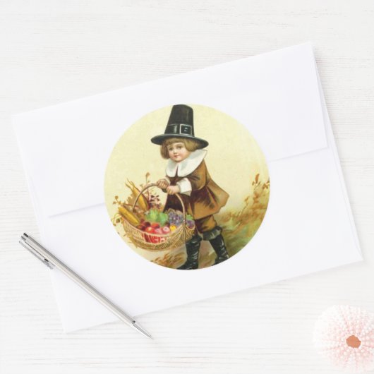  Thanksgiving sticker (Envelop)