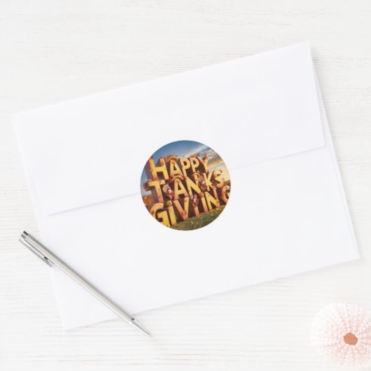 THANKSGIVING - STICKER (Envelop)