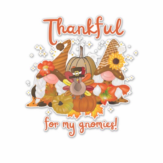 Thanksgiving Sticker (Voorkant)