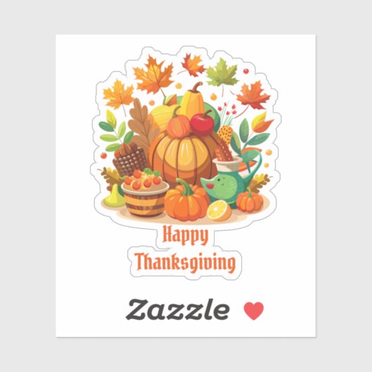 Thanksgiving Sticker (Vel)