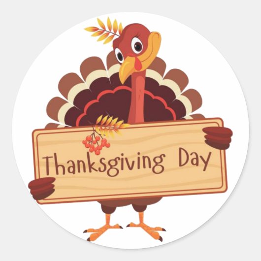 Thanksgiving Sticker (Voorkant)