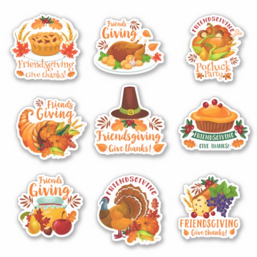 Thanksgiving Sticker (Voorkant)