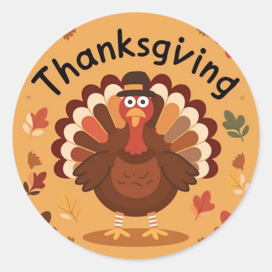 THANKSGIVING - STICKER (Voorkant)
