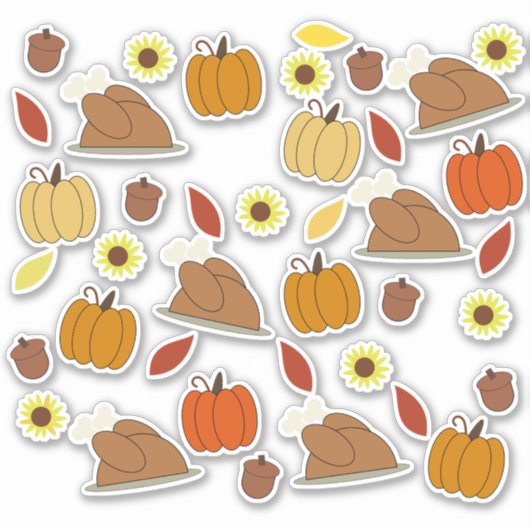 Thanksgiving Sticker Pack (Voorkant)