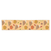 Thanksgiving Sticker Pattern Korte Tafelloper (Horizontaal)