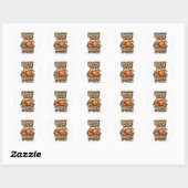 Thanksgiving stickerblad ronde sticker (Vel)