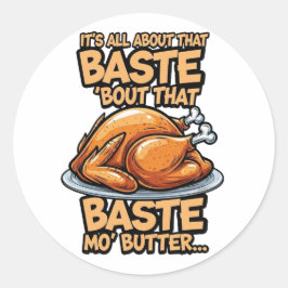 Thanksgiving stickerblad ronde sticker
