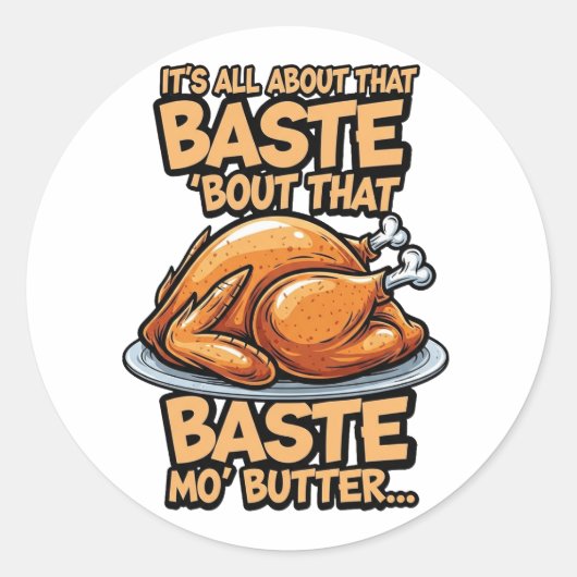Thanksgiving stickerblad ronde sticker (Voorkant)