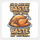 Thanksgiving-stickerblad Vierkante Sticker (Voorkant)