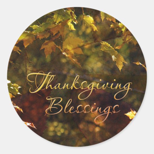 Thanksgiving Stickers (Voorkant)