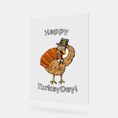 Thanksgiving (stijl 2) Classic T-shirt Acryl Bord (Hoek)