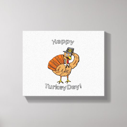 Thanksgiving (stijl 2) Classic T-shirt Canvas Afdruk (Voorkant)