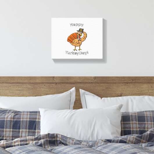 Thanksgiving (stijl 2) Classic T-shirt Canvas Afdruk (Insitu (Slaapkamer))