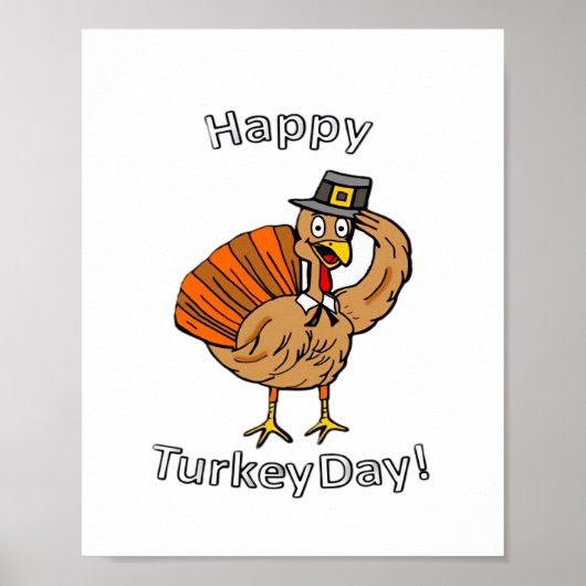 Thanksgiving (stijl 2) Classic T-shirt Poster (Voorkant)