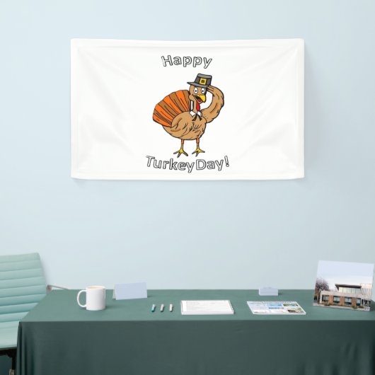 Thanksgiving (stijl 2) Classic T-shirt Spandoek (Beurs)