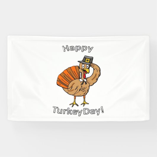 Thanksgiving (stijl 2) Classic T-shirt Spandoek (Horizontaal)